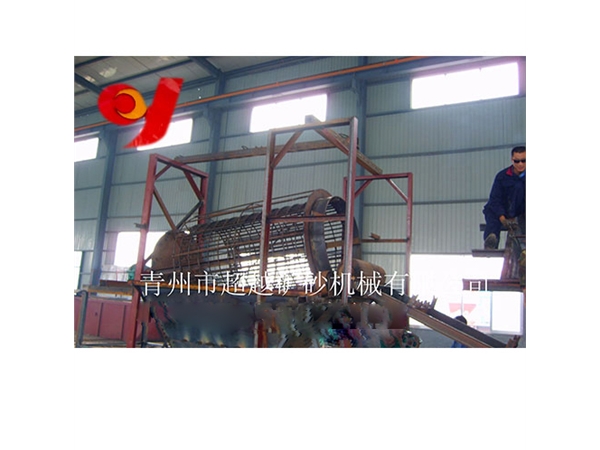 無(wú)軸式篩沙機(jī)加工1